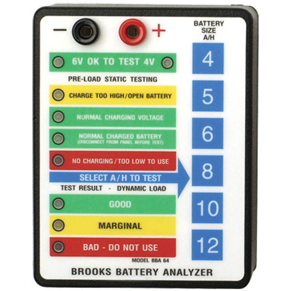 4V/6V Battery Analyzer, 1/Each