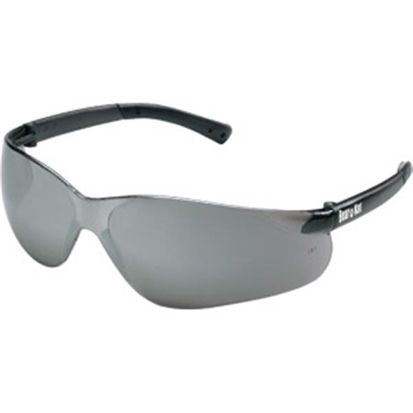 MCR Safety® BearKat® Eyewear, Silver Frame, Silver Mirror Lens, 1/Each