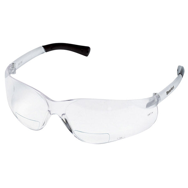 MCR Safety® Bearkat® Magnifiers, Clear Frame & Lens, +1.5 Diopter, 1/Each