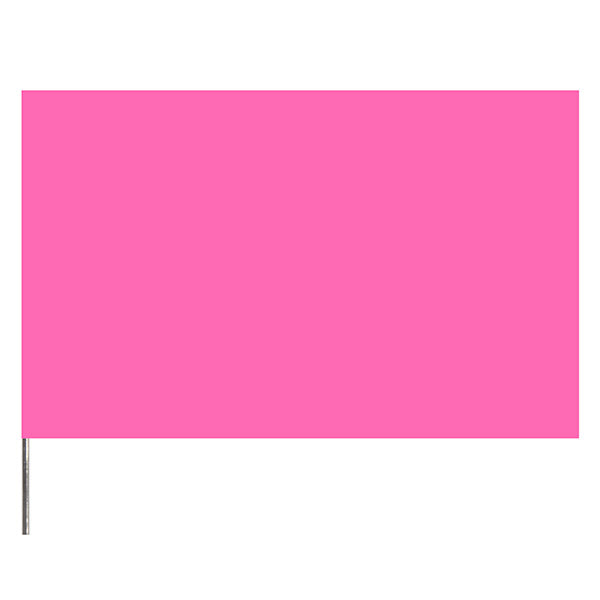 Presco PresGlo Marking Flags, 21", Pink Glo, 100/Case