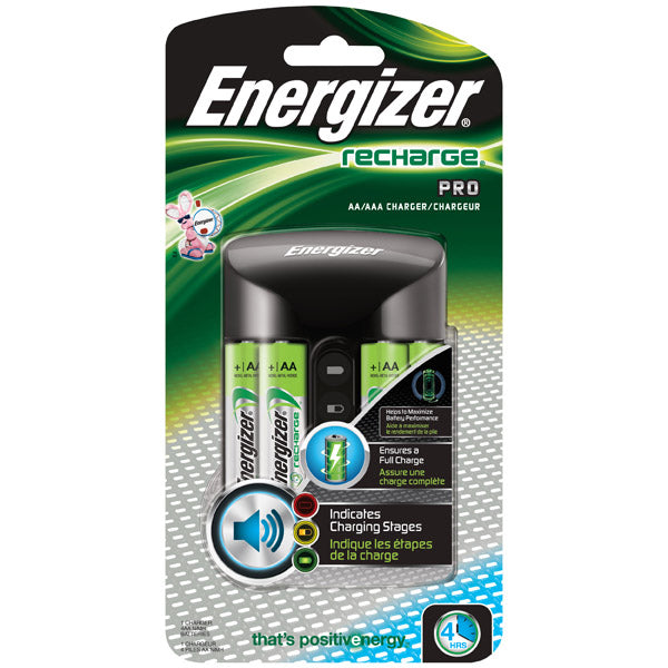 Energizer Recharge® Smart Charger (For AA/AAA NiMH Batteries)