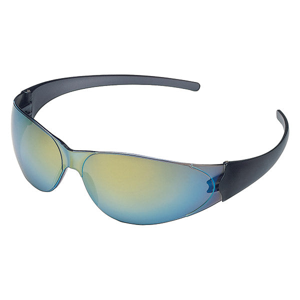 MCR Safety® CK1 Series Eyewear, Rainbow Frame, Rainbow Mirror Coated Lens, 1/Each