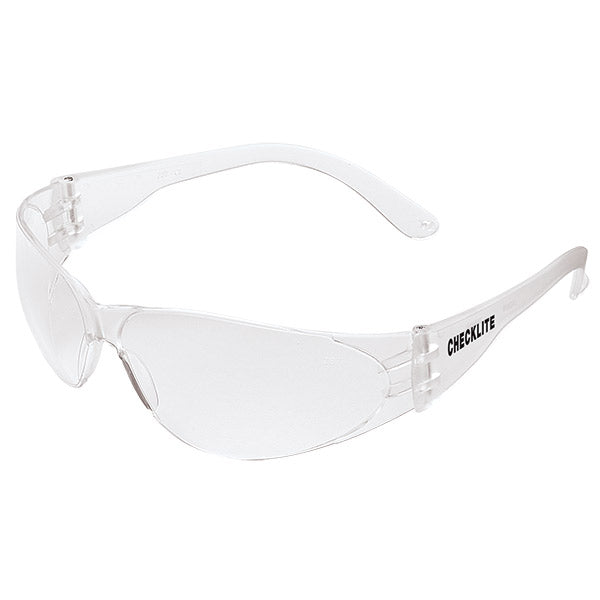 MCR Safety® Checklite® Eyewear, Clear Frame & Anti-Fog Lens, 1/Each