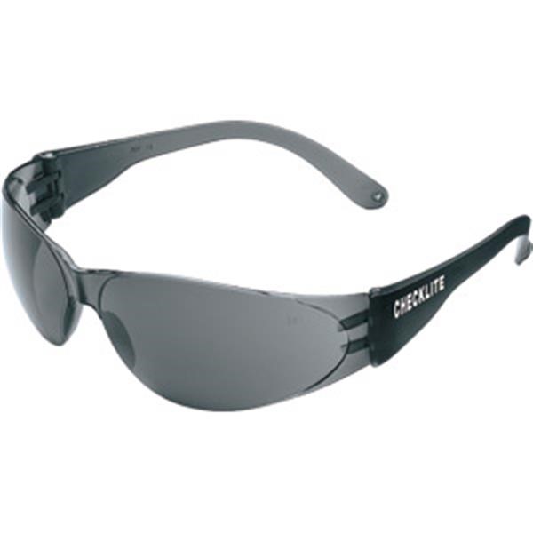 MCR Safety® Checklite® Eyewear, Gray Frame & Lens, 1/Each