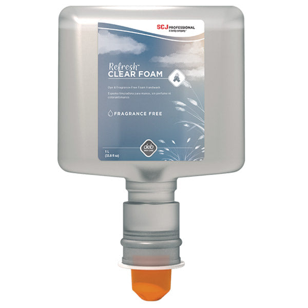 SC Johnson Professional® Refresh™ Clear FOAM Hand Wash, 1.2 L Refill, 3/Case