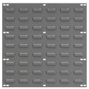Akro-Mils® Louvered Panel, 18"L x 19"H x 5/16"W, Gray, 1/Each
