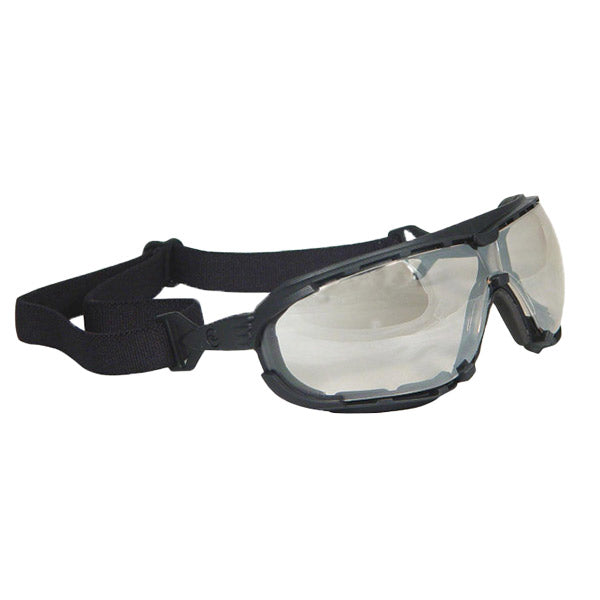 Radians® Dagger™ Foam Lined Safety Goggles, Black Frame, Indoor/Outdoor Lens,  12/Pkg