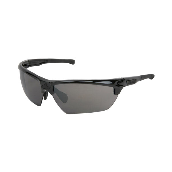 MCR Safety® Dominator™ 3 Eyewear, Black Frame, Black Mirror Lens, 1/Each