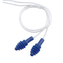 Honeywell Howard Leight AirSoft Corded Earplugs, Nylon, White/Blue, 100/Box