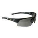 DeWalt® Crosscut® Safety Eyewear, Black Frame, Smoke Lens, 1/Each