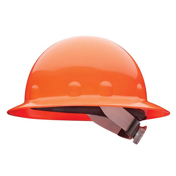 Honeywell Fibre-Metal® E-1 Full-Brim Hat, Hi-Vis Orange, 1/Each