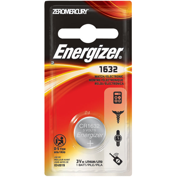 Energizer® 1632 Battery, 1/Each