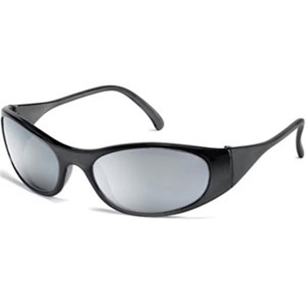 MCR Safety® Frostbite® 2 Eyewear, Black Frame, Silver Mirror Lens, 1/Each