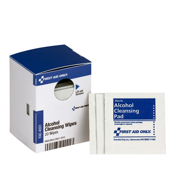 Alcohol Cleansing Pads, 20/Box