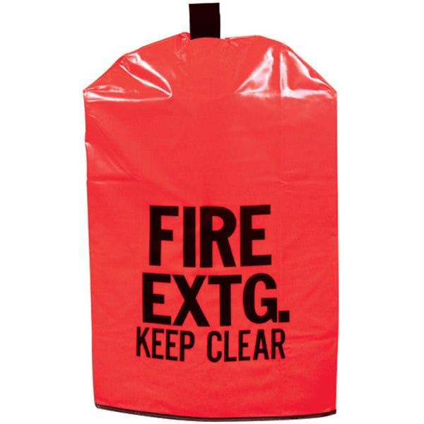 Extinguisher Cover w/o Window, 20" x 11 1/2", Red, 1/Each