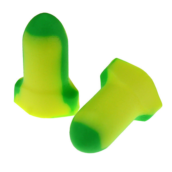 Radians® Deterrent® 32 Disposable Foam Earplugs, Uncorded, Yellow/Green, 200/Box
