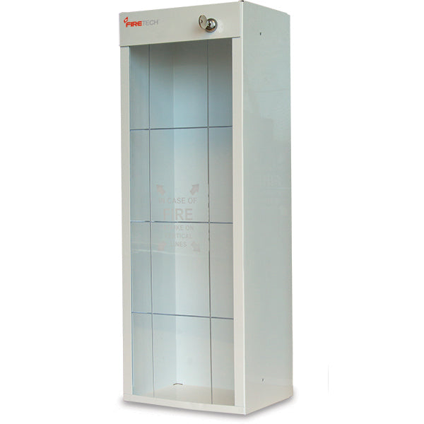 FireTech™ Metal Extinguisher Cabinet, 25 3/4"H x 9 1/2"W x 6 1/4"D, White, 1/Each