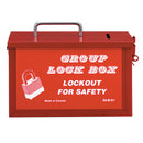 Honeywell Lockout Group Key Lock Box, Red, 1/Each