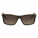 Guess GU6805-DKBRN-35 Dark Brown Rectangular Grey Gradient Lens Sunglasses