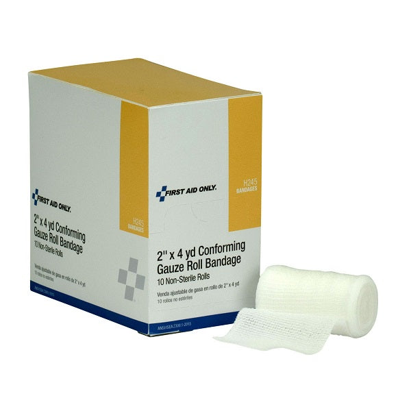 Non-Sterile Conforming Gauze Bandages (Unitized Refill), 2", 10/Box