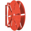 FireTech™ Heavy-Duty Hose Reel (For 1 1/2" Rack 100', SJ 75', & DJ 50' Hose), 23 3/8"L x 19"H x 5 3/4"W, Red, 1/Each