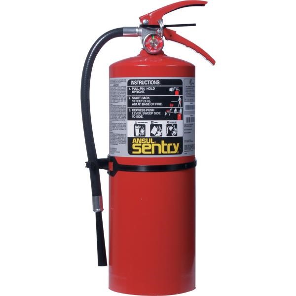 Ansul® Sentry® 10 lb ABC Fire Extinguisher w/ Wall Hook
