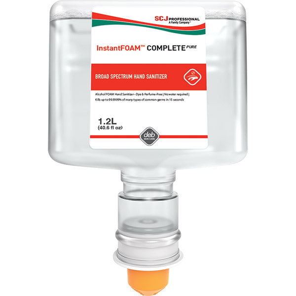 SC Johnson Professional® InstantFOAM™ Complete PURE Hand Sanitizer, 1 L Refill, 3/Case