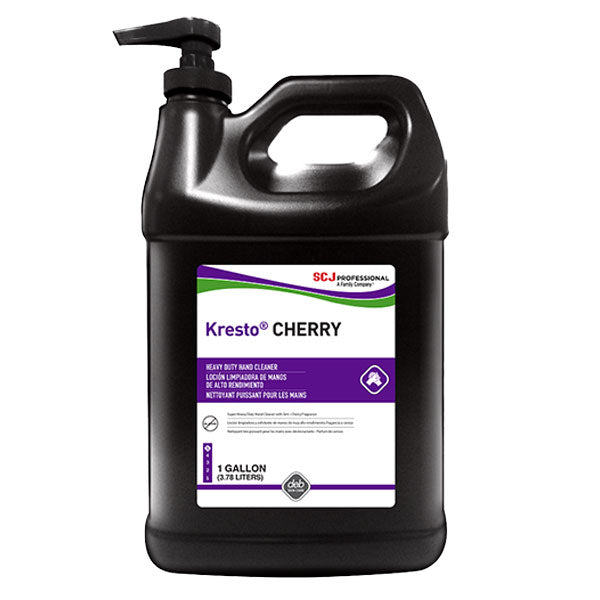 SC Johnson Professional® Kresto® Cherry Super Heavy-Duty Hand Cleaner, 1 gal Pump Bottle, 4/Case