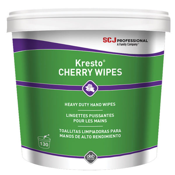 SC Johnson Professional® Kresto® Cherry Hand Wipes, 4 Containers/130 Each