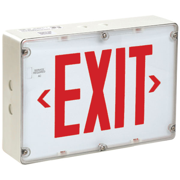 Wet Location Exit Sign