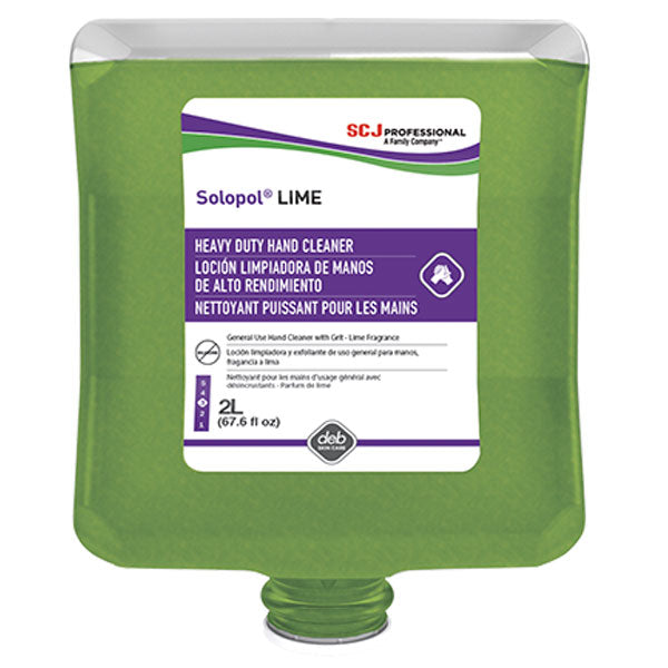 SC Johnson Professional® Solopol® Lime Medium/Heavy Duty Hand Wash, 2 L Refill, 4/Case