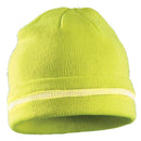 OccuNomix Hi-Vis Knit Cap, Universal, Yellow, 1/Each