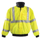 OccuNomix Class 3 Premium 4-Way Original Bomber Jacket, Large, Yellow, 1/Each