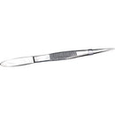 Deluxe Stainless Steel Tweezers, Pointed Edge, 3 1/2", 1/Each