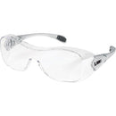 MCR Safety® Law® OTG Eyewear, Silver Temple, Clear Lens, 1/Each