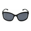 Oakley OO9292-02 Step Up Black Cat Eye Grey Lens Women's Sunglasses