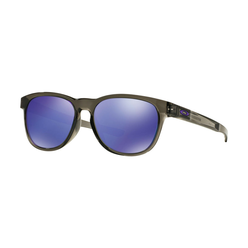 Oakley OO9315-05 Stringer Grey Smoke Round Violet Iridium Lens Men's Sunglasses