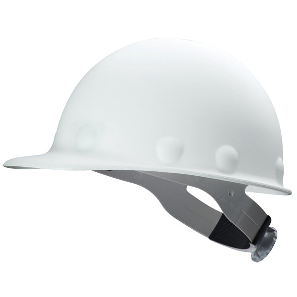 Honeywell Fibre-Metal® Roughneck® P2 Cap, High Heat, Ratchet Headband, White, 1/Each