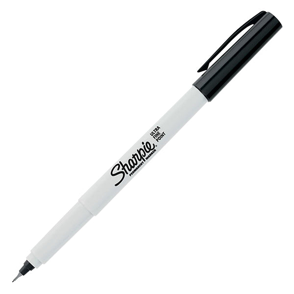 Sharpie® Permanent Marking Pen, Ultra Fine, Black, 1/Each
