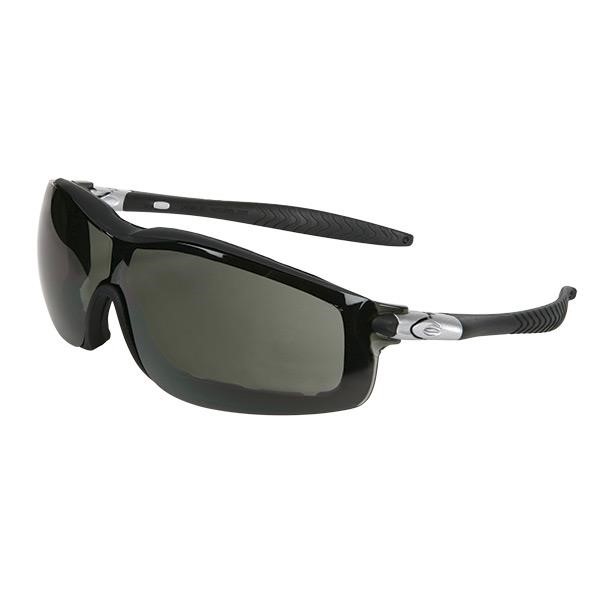 MCR Safety® Rattler™ Goggles, Black Frame, Gray Anti-Fog Lens, 1/Each
