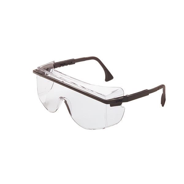 Honeywell Uvex® Astro OTG® 3001 Eyewear, Black Frame, Uvextreme® Anti-Fog Clear Lens, 1/Each