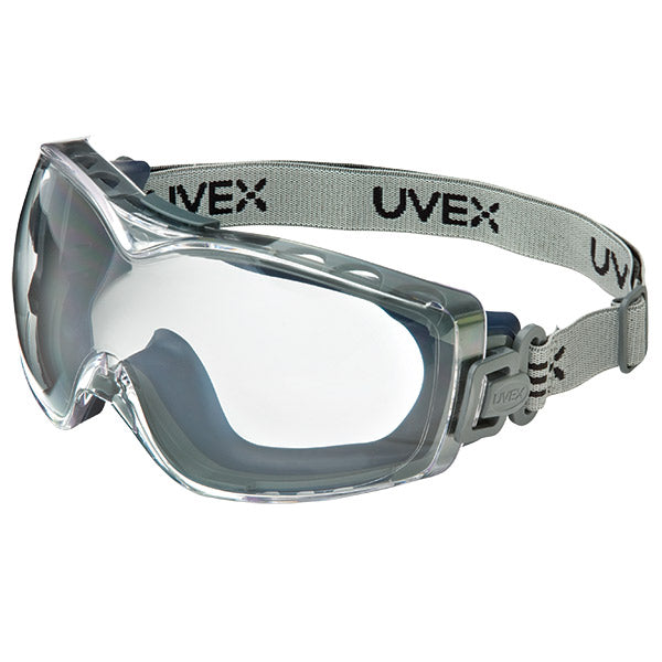 Honeywell Uvex® Stealth® OTG Goggles, Neoprene Headband, Navy Frame, Clear Hydroshield® Lens, 1/Each