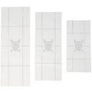 FireTech™ Scored Break Front Cabinet Cover, 17 7/8" x 8", Clear, 1/Each
