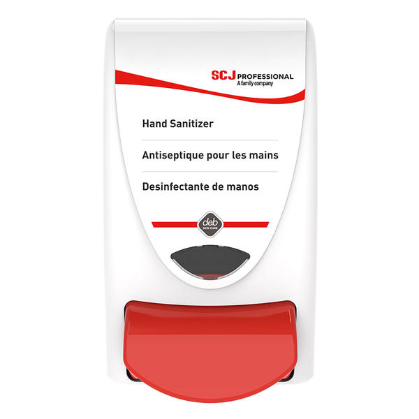 SC Johnson Professional® Sanitizer Dispenser, 1 L, White/Red
