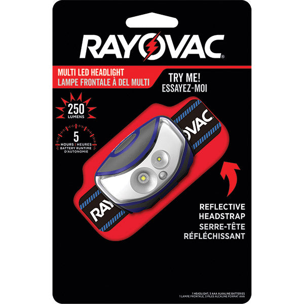 Rayovac® Sportsman® Outdoorsman Headlight, Blue, 1/Each
