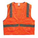 TruForce™ Class 2 Surveyor's Safety Vest, Large, Orange, 1/Each
