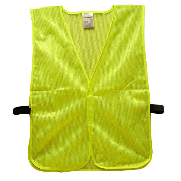 TruForce™ General-Purpose Mesh Safety Vest, Lime w/o Stripes, 1/Each