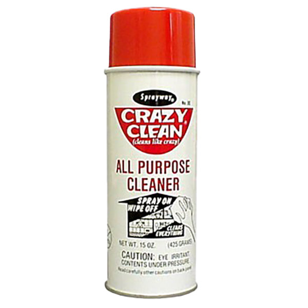 Sprayway® Crazy Clean® All Purpose Cleaner, 15 oz Aerosol, 12/Case