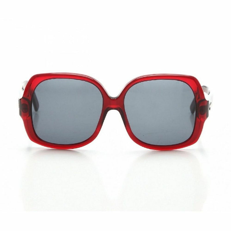 Salvatore Ferragamo 2166-113/87 Red Oversize Grey Lens Women's Sunglasses