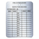 Metal 4-Year Inspection Tag